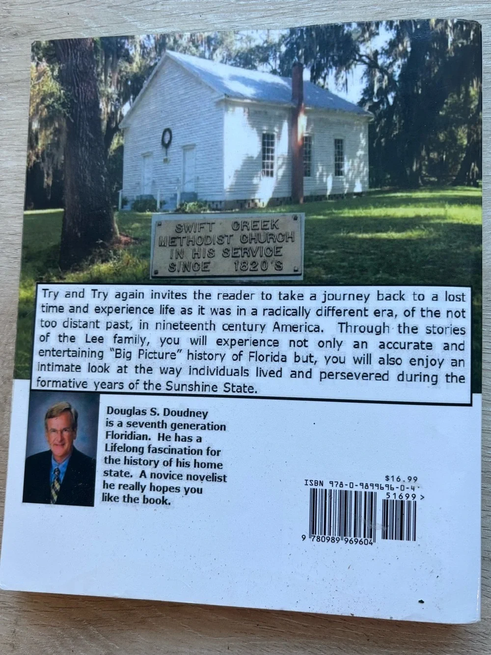 Try and Try Again, Douglas S. Doudney. Pioneer History Of Florida. Signed Pbk.